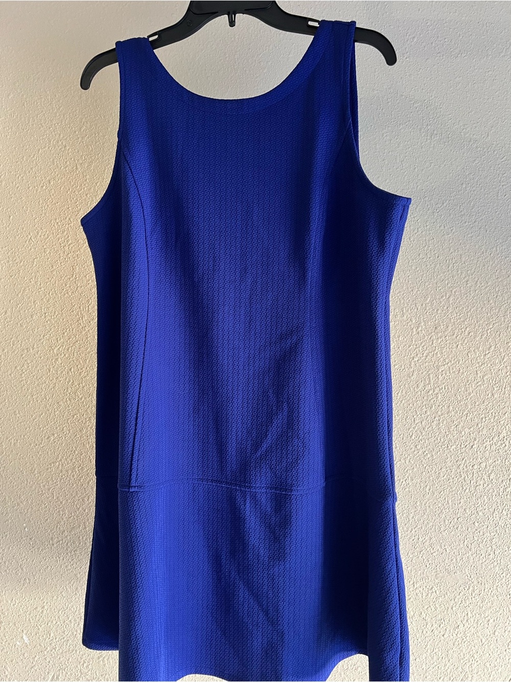 Classic Sleeveless Mini Dress in Cobalt Blue